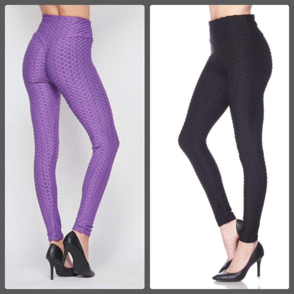 FINAL $8 NEW BLK Brazilian Butt lift Scrunch Leggings High